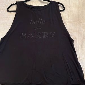 Black barre tank